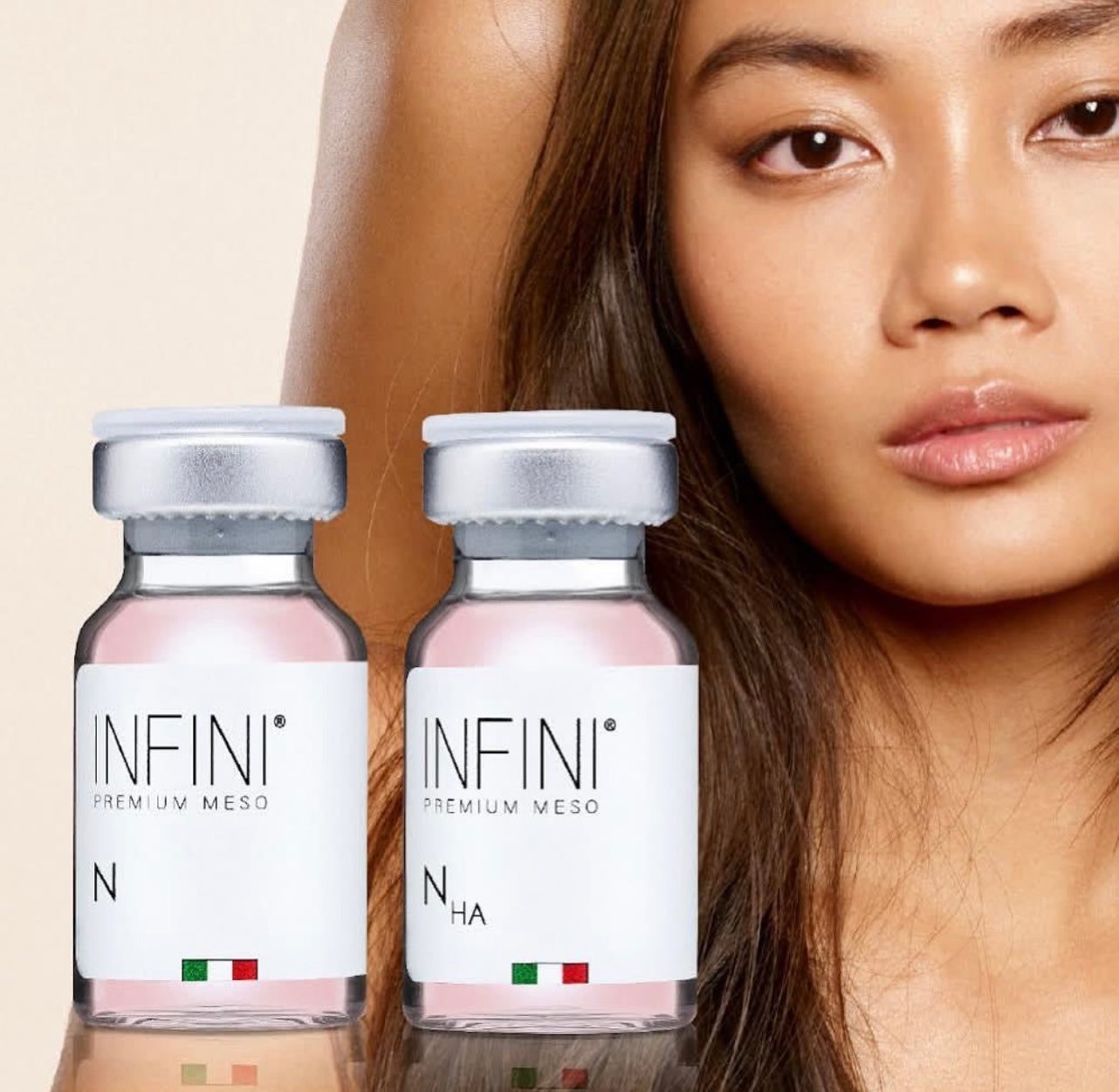 INFINI N-135 HA MESO (Cocktail de rajeunissement antiage,Reviatlise la peau)