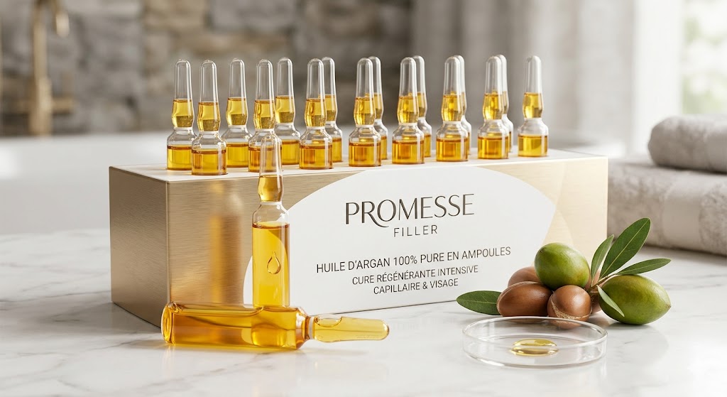 100% HUILE D'ARGAN ( peau et cheveux )