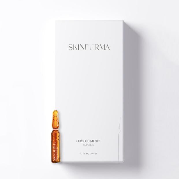 OLIGOELEMENTS (Nutriments sont essentiels pour une peau en bonne santé) 20 Ampoules de 5 ml-Skinderma