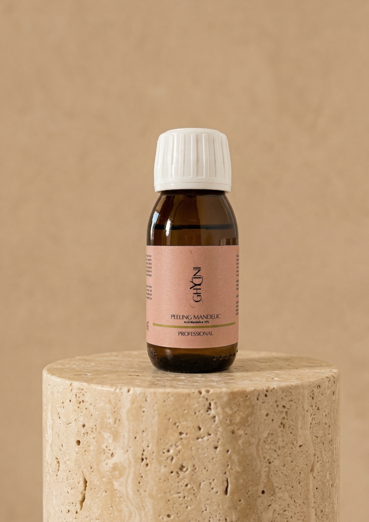 Flacon peeling acide mandélique 50% Ghycini soin visage anti-âge