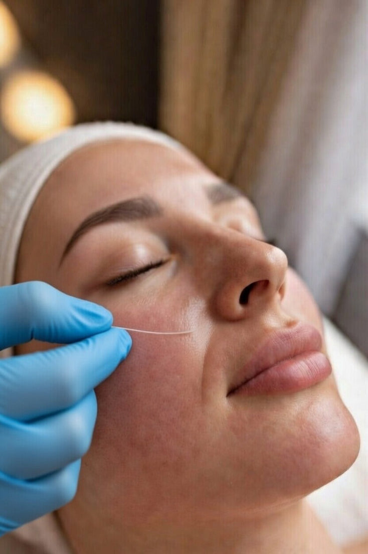 Formation fils/bandes de collagène et masque Botox