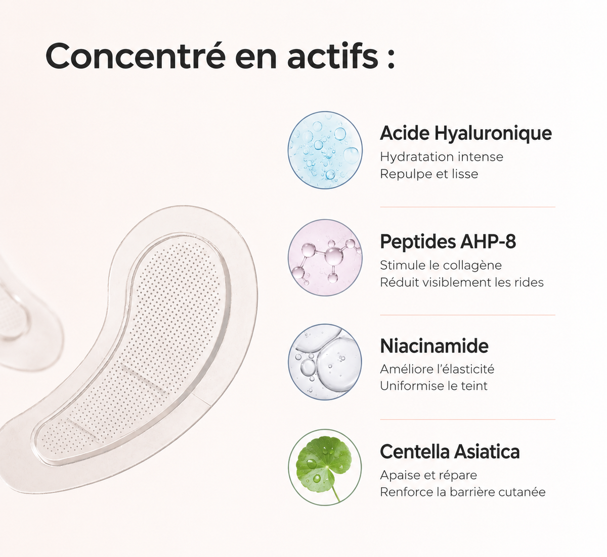 PATCH MICRONEEDLING POUR CONTOUR DES YEUX