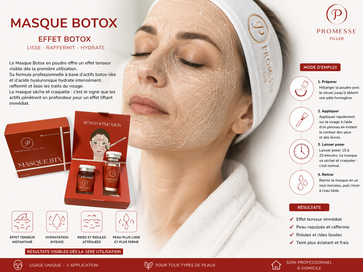 Masque botox - Anti-âge / Effet liftant