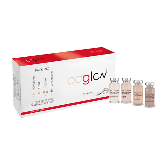 CCGLOW PACK MIX (1 Porcelaine,1 Light,2 Medium,1 Brown)