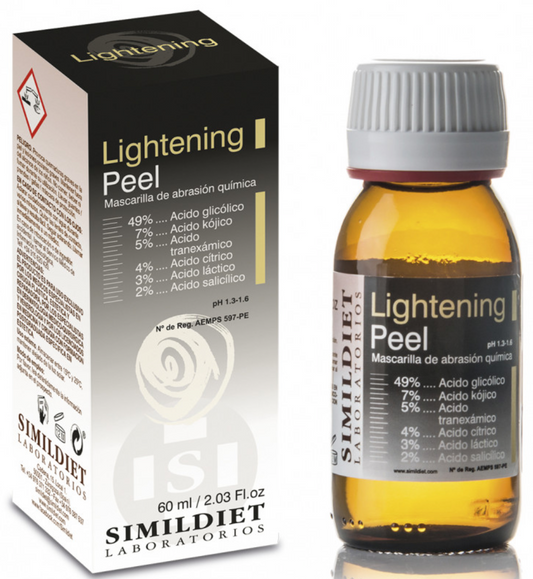 LIGHTENING PEEL (DARK AREAS OF THE FACE &amp; FOR INTIMATE PARTS)