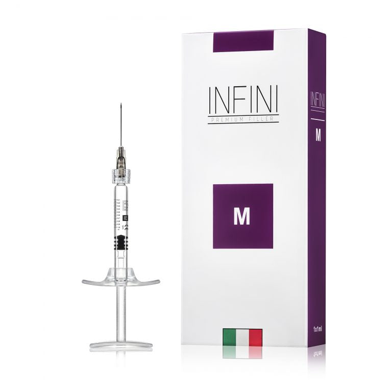 INFINI PREMIUM M (Mittlere Nasolabialfalten, mittlere Gesichtsfalten, Lippen)