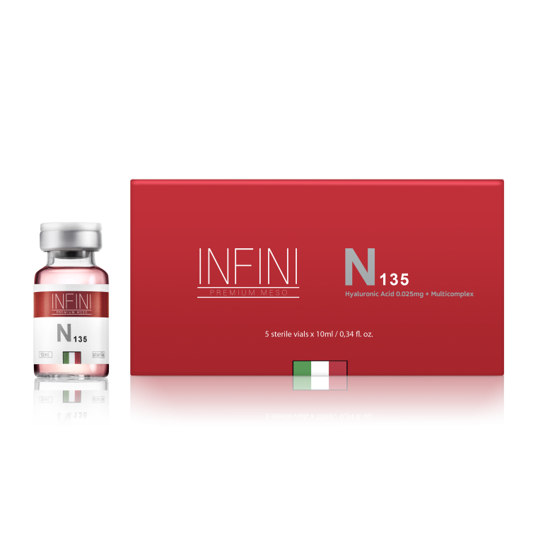 INFINI N-135 PREMIUM MESO (5 Bottles of 10 ml)