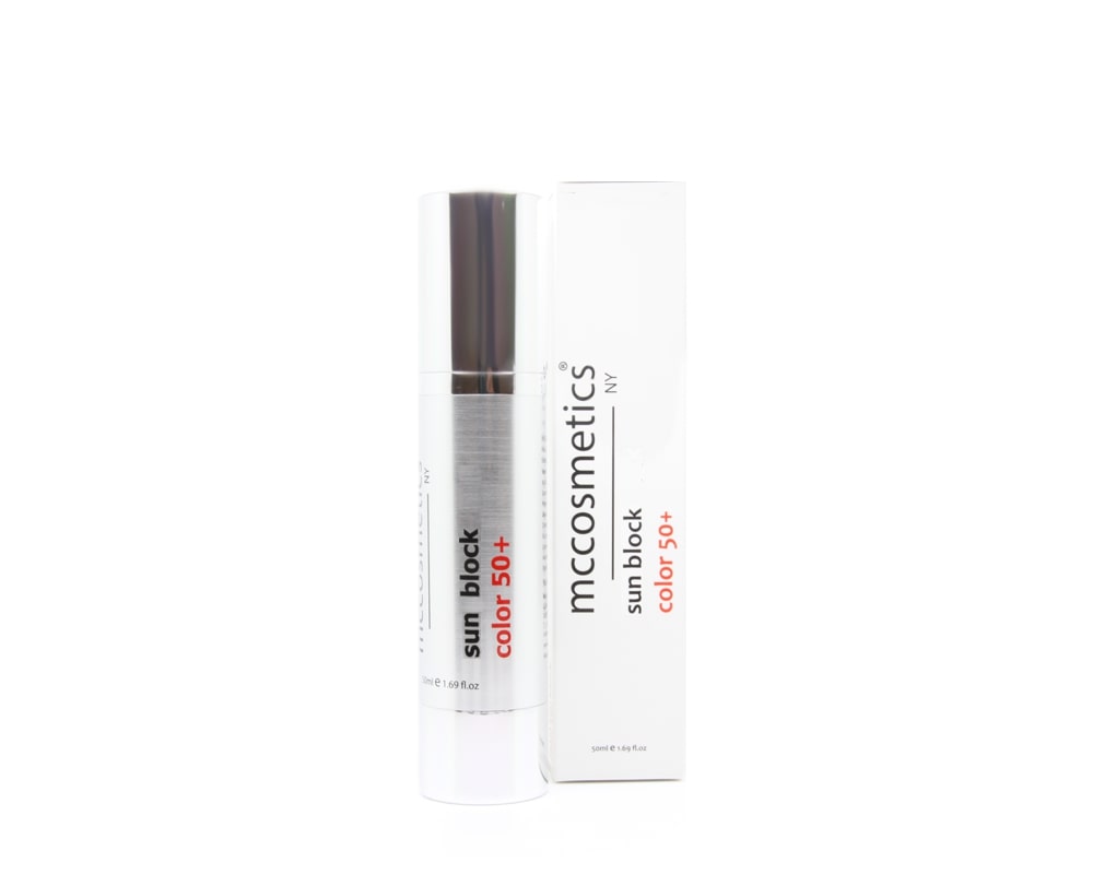 crema solar con color 50+